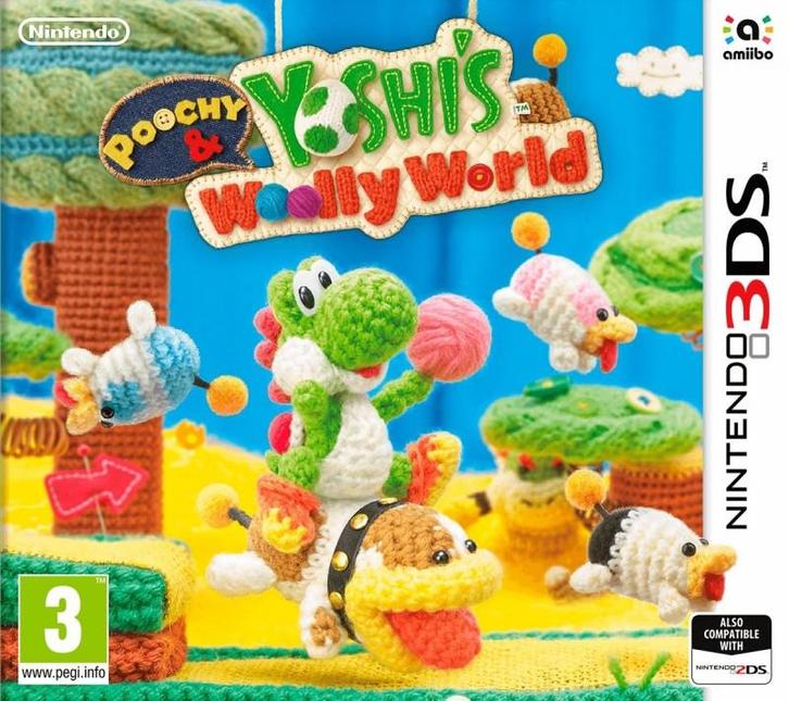 Poochy & Yoshis Woolly World (Nintendo 3DS), Spelcomputers en Games, Games | Nintendo 2DS en 3DS, Gebruikt, Vanaf 3 jaar, Verzenden
