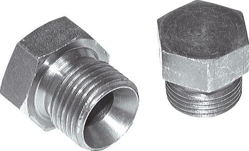 Plug G1/2 Staal met Buitenzeskant 60° Conus 300bar, Doe-het-zelf en Verbouw, Overige Doe-het-zelf en Verbouw, Nieuw, Verzenden