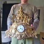 Tafelklok Neoklassieke stijl Brons - 1850-1900 - Dame bij