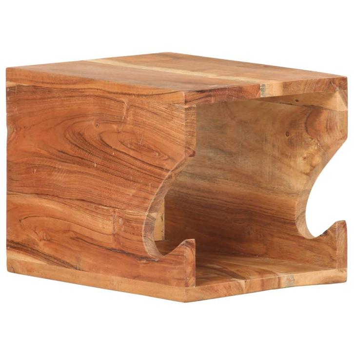 vidaXL Wandfietsenrek 35x25x25 cm massief acaciahout, Auto diversen, Dakdragers, Nieuw, Verzenden