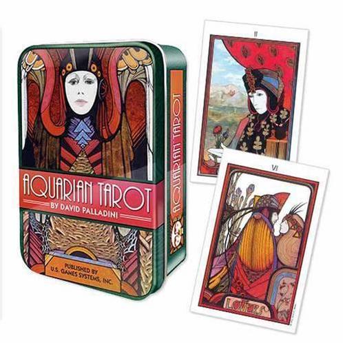 Aquarian Tarot In A Tin, Boeken, Studieboeken en Cursussen, Verzenden