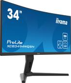 34 Iiyama ProLite XCB3494WQSN-B5 Curved/WQHD/DP/HDMI, Ophalen of Verzenden, Nieuw