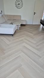 PVC vloer visgraat vloer inclusief pvc vloer leggen, Ophalen, PVC Vloer Visgraat Vloer, 75 m² of meer, Beige
