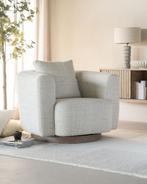 Fauteuil Eleonora JORDAN Beige *NIEUW*, Nieuw, 75 tot 100 cm, Ophalen of Verzenden, 100 tot 125 cm