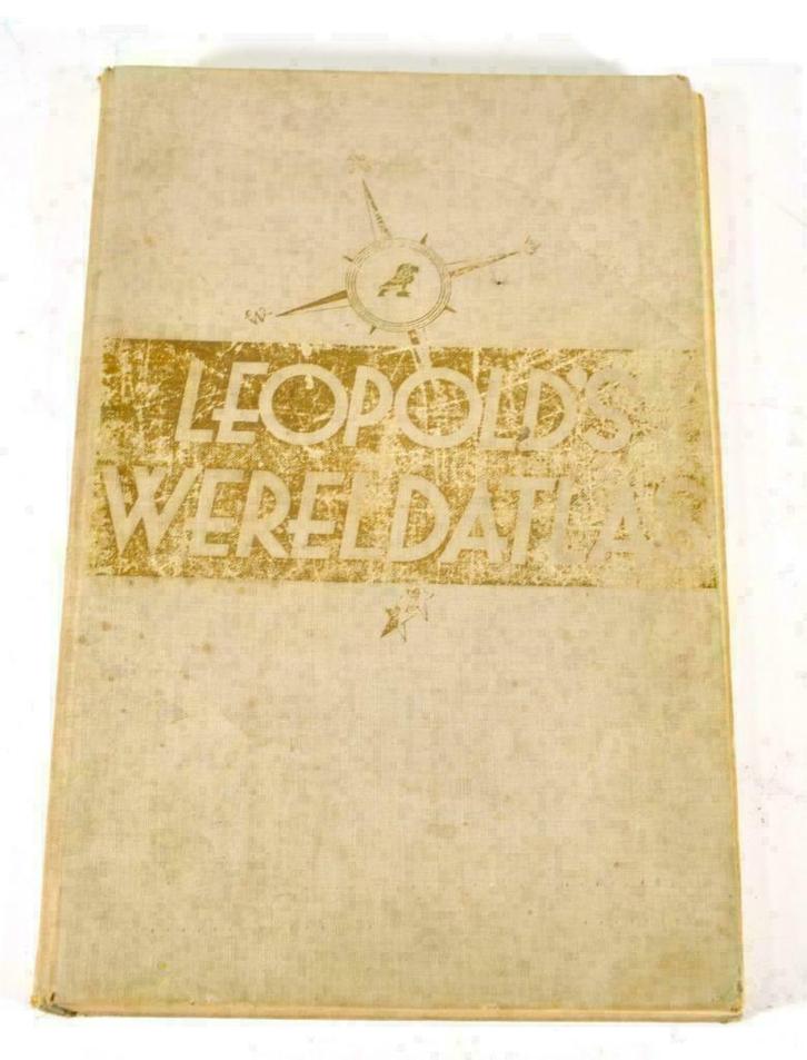 Boek Leopold's Wereldatlas 1947 Boerman en Verschueren D976, Boeken, Overige Boeken, Gelezen, Verzenden
