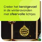 Kerstverlichting Raam Kerstbal - 18x20cm - Inclusief, Diversen, Kerst, Verzenden, Nieuw