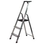 Maxall Huishoudtrap 3 treden h126cm p62cm, Doe-het-zelf en Verbouw, Ladders en Trappen, Ophalen of Verzenden, Nieuw