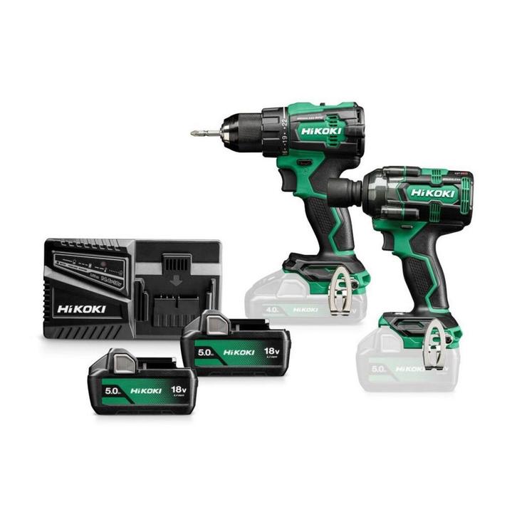 Hikoki KC18DEWKZ Combopack, Doe-het-zelf en Verbouw, Gereedschap | Boormachines, Nieuw, Verzenden