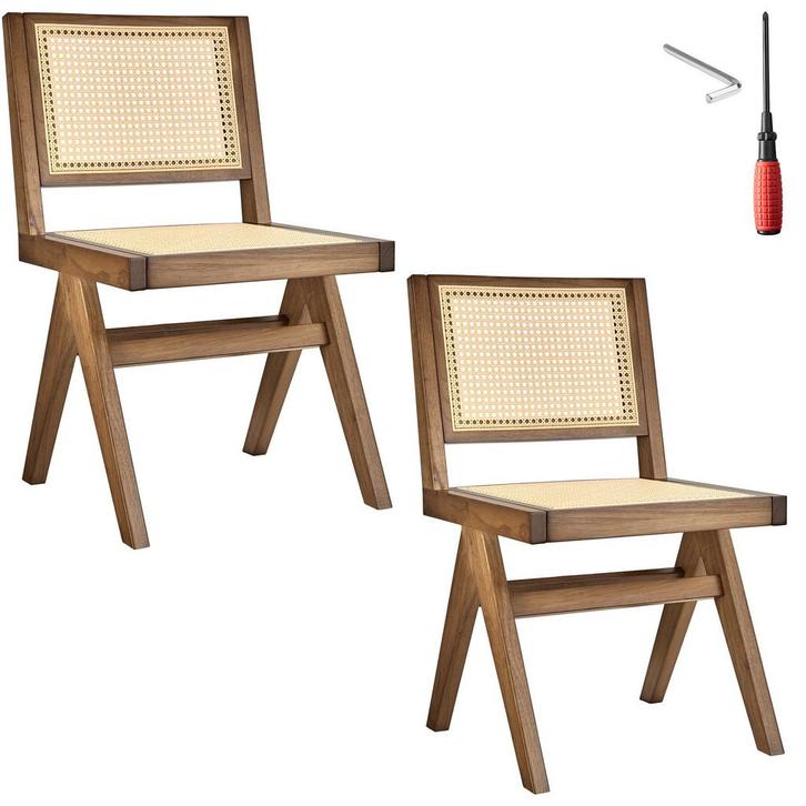 Houten stoel Lizzy met Weens vlechtwerk, draagkracht 120 kg, Huis en Inrichting, Stoelen, Verzenden