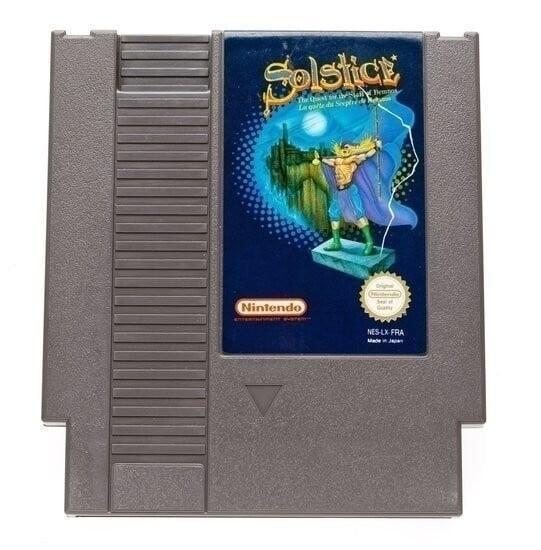Solstice (German) [Nintendo NES], Spelcomputers en Games, Games | Nintendo NES, Zo goed als nieuw, Ophalen of Verzenden