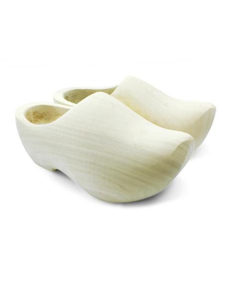 Oud Hollandse blank geschuurde klompen spitsneus + sleutelha, Kleding | Heren, Schoenen, Nieuw, Ophalen of Verzenden