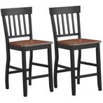 Set van 2 Klassieke Aanrecht Barkruk 60 cm Zithoogte Massief, Huis en Inrichting, Barkrukken, Nieuw, Verzenden