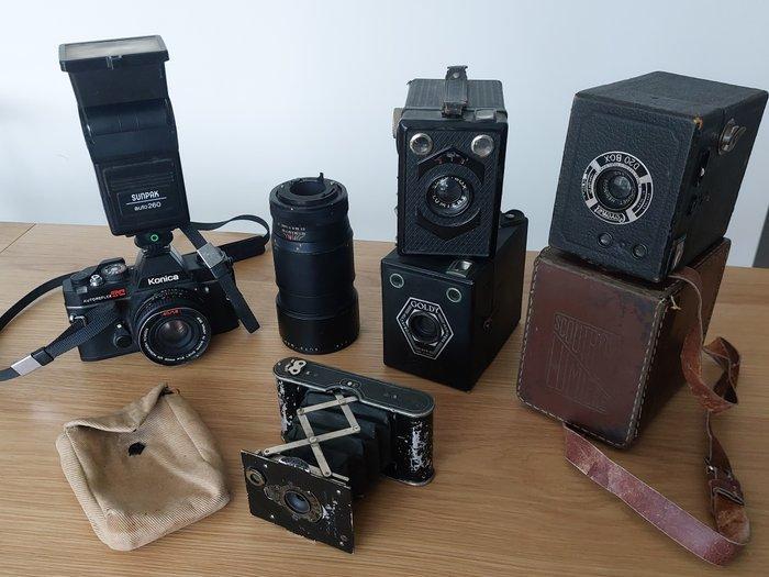 Konica, Kodak, Goldy, Coronet, Makinon, scoutbox Autoreflex, Audio, Tv en Foto, Fotocamera's Analoog