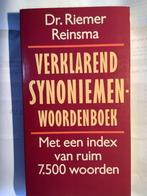 VERKLAREND SYNONIEMENWOORDENBOEK 9789021837635 Reinsma, Verzenden, Zo goed als nieuw, Reinsma