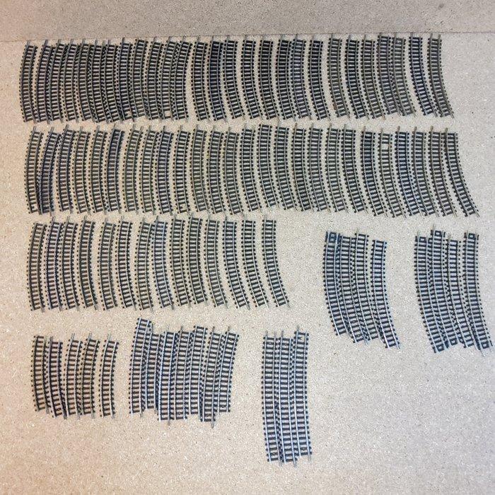 Konvolut von 90 Gleisteilen – Spur N – Trix & Atlas – Für, Hobby en Vrije tijd, Modeltreinen | N-Spoor