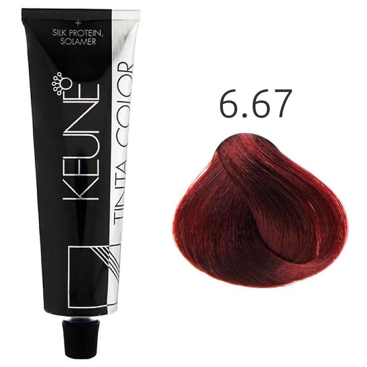 Keune  Tinta Color  6.67  60 ml, Sieraden, Tassen en Uiterlijk, Uiterlijk | Haarverzorging, Nieuw, Verzenden