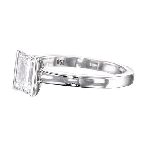 Ring - 18 karaat Witgoud Diamant (Natuurlijk), Sieraden, Tassen en Uiterlijk, Ringen