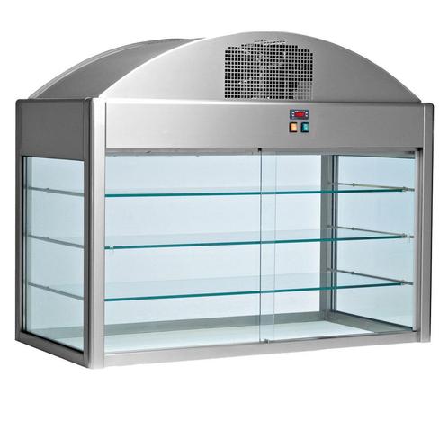 Onafhankelijke gekoelde vitrine met gordijn (met bodem), Zakelijke goederen, Horeca | Keukenapparatuur, Koelen en Vriezen, Verzenden