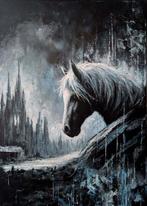 Isak W. Koch - A Horses Tale I Welt im Wandel Kollektion, Antiek en Kunst, Kunst | Schilderijen | Modern