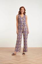 -60% Smashed Lemon  Smashed Lemon 23337 paars zachte stretch, Kleding | Dames, Jumpsuits, Verzenden, Nieuw, Paars