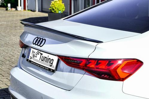 Spoiler Audi A3 8Y S3 S-Line Limousine Glans Zwart, Auto-onderdelen, Overige Auto-onderdelen, Ophalen of Verzenden