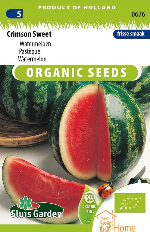 Crimson Sweet Watermeloen Zaden: Grow Sweet, Juicy, Tuin en Terras, Bloembollen en Zaden, Verzenden