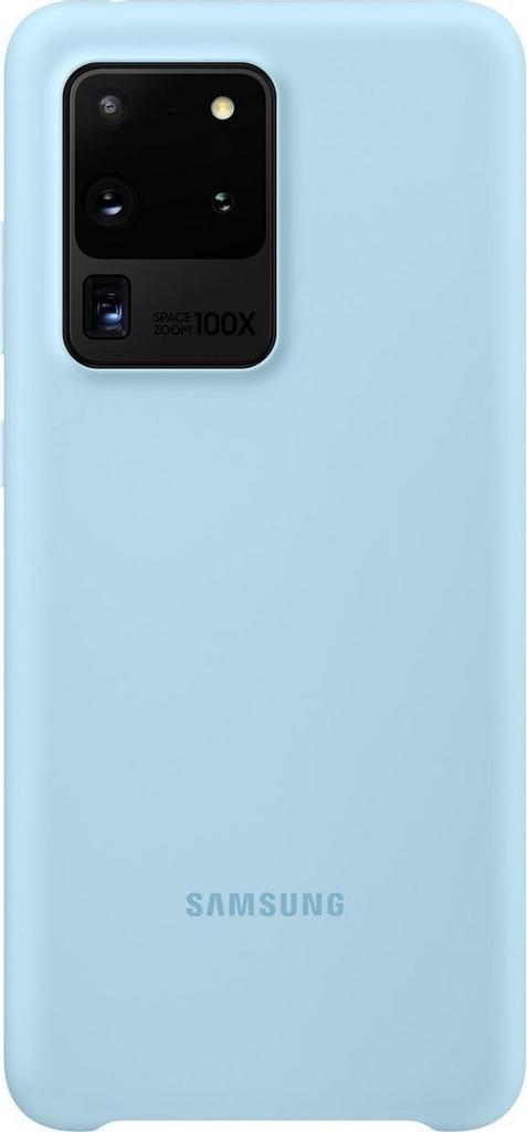Samsung Silicone Hoesje - Samsung Galaxy S20 Ultra - Blauw, Telecommunicatie, Mobiele telefoons | Hoesjes en Frontjes | Overige merken