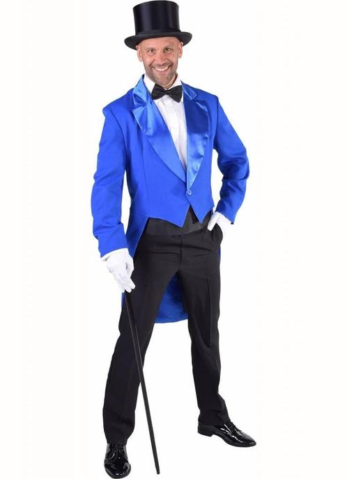 Slipjas blauw heren Cabaret half gevoerd, Kleding | Heren, Carnavalskleding en Feestkleding, Nieuw, Ophalen of Verzenden