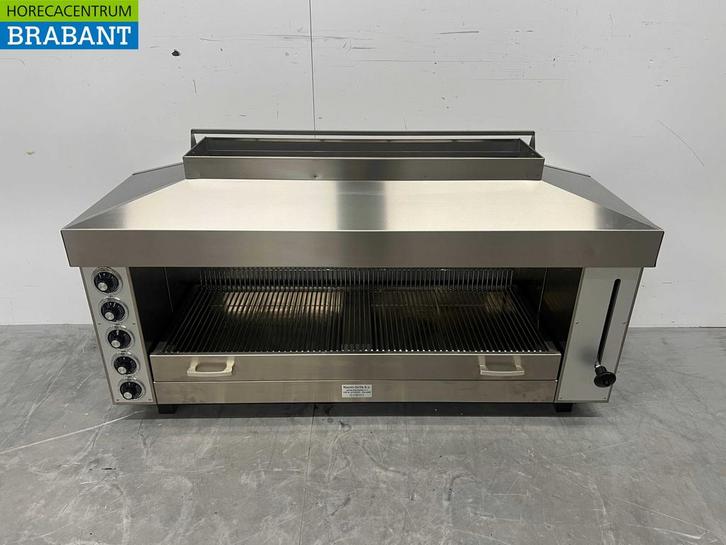 RVS Naomi Pitagrill Salamander grill 129 cm 400V Horeca, Zakelijke goederen, Horeca | Keukenapparatuur, Nieuw zonder verpakking