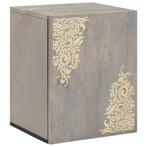 vidaXL Badkamertenk te kast Grijs 38 x 33 x 48 cm Bewerkt, Huis en Inrichting, Verzenden, Nieuw