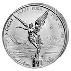 Mexico. 2024 5 Onza Mexican Silver Libertad Reverse Proof