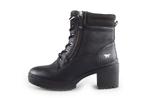 Mustang Veterboots in maat 40 Zwart | 10% extra korting, Kleding | Dames, Schoenen, Verzenden, Zwart, Overige typen, Zo goed als nieuw