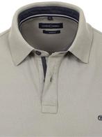 Casa Moda Polo Shirt Comfort Fit Effen Stretch Zilver, Kleding | Heren, Polo's, Verzenden, Nieuw, Grijs