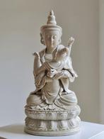 Vajrasattva Shakti - Grote Chinese blanc de chine, Antiek en Kunst