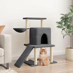 vidaXL Kattenmeubel met sisal krabpalen 96,5 cm donkergrijs, Verzenden, Nieuw