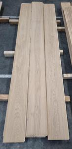 Restpartij 4,8 m2 eiken multiplank, onbehandeld, Ophalen, Minder dan 25 mm, Eiken, Zo goed als nieuw