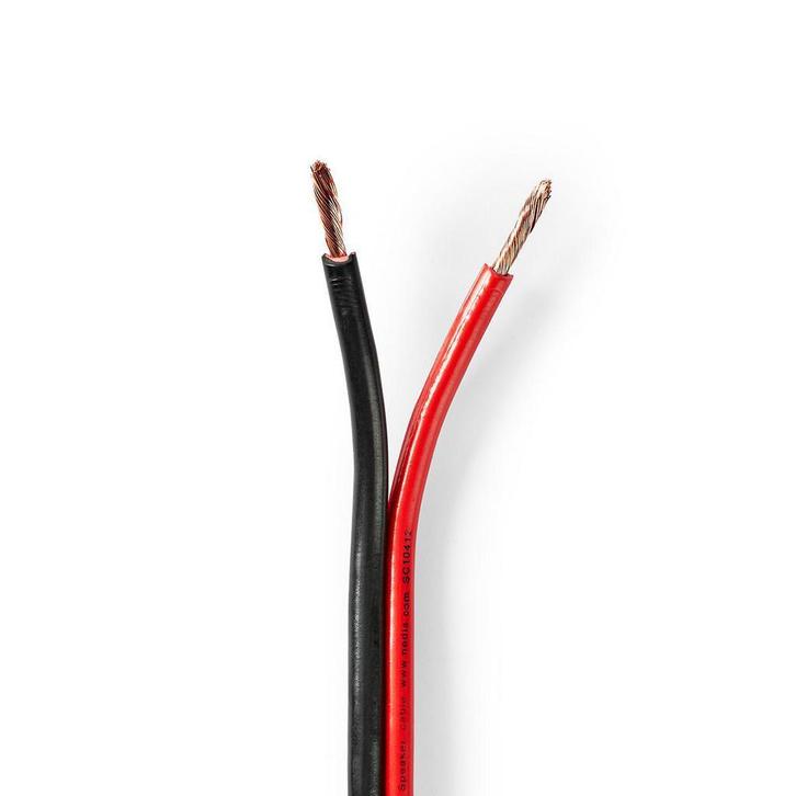 Speaker Kabel 2x 2,50 mm2 | 25 meter luidspreker snoer, Audio, Tv en Foto, Audiokabels en Televisiekabels, Luidsprekerkabel, Nieuw