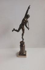 After Giambologna - sculptuur, Mercurio - 56 cm - Legering, Antiek en Kunst