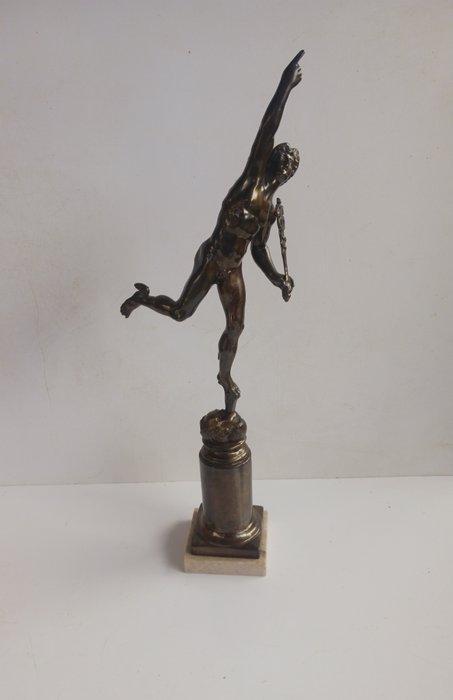 After Giambologna - sculptuur, Mercurio - 56 cm - Legering, Antiek en Kunst, Antiek | Keramiek en Aardewerk