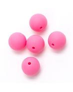 Durable Siliconen Kralen 5 stuks Roze 20mm, Hobby en Vrije tijd, Nieuw