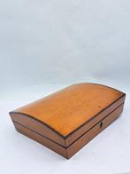 Sieradendoos - Sarcofaagkist - Hout, Glas, Fluweel - Kist