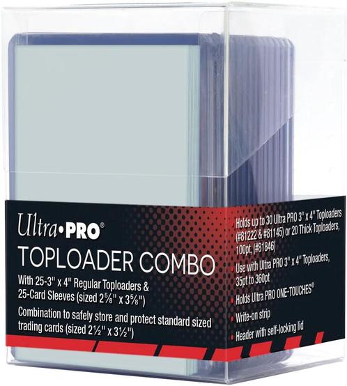 Toploader Combo (25 stuks) | Ultra Pro - Trading cards, Hobby en Vrije tijd, Verzamelkaartspellen | Overige, Nieuw, Verzenden