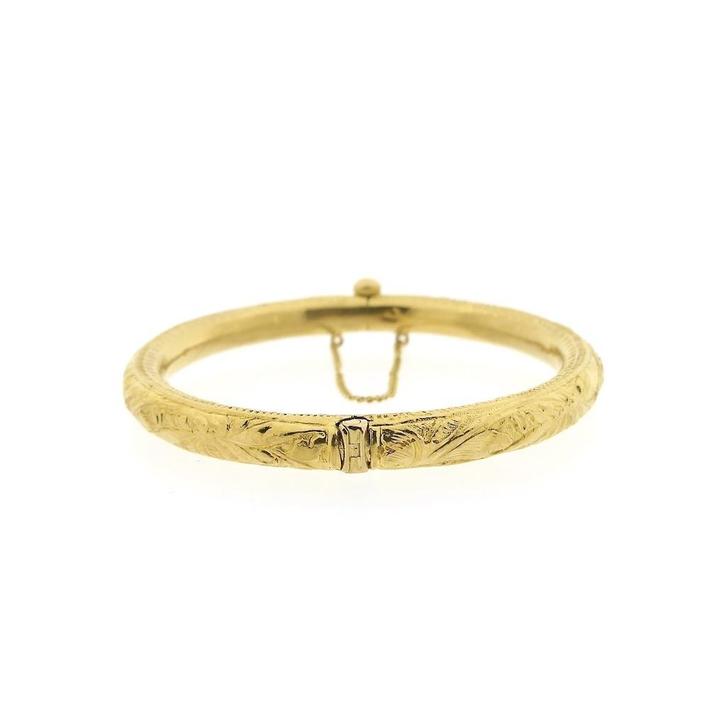 22 Karaat Surinaamse gouden slavenarmband; maat S/M, Sieraden, Tassen en Uiterlijk, Armbanden, Overige kleuren, Gebruikt, Goud