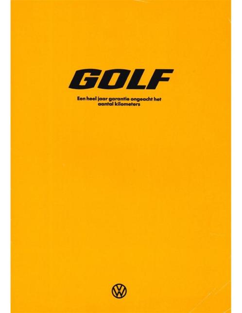 1976 VOLKSWAGEN GOLF BROCHURE NEDERLANDS, Boeken, Auto's | Folders en Tijdschriften, Volkswagen