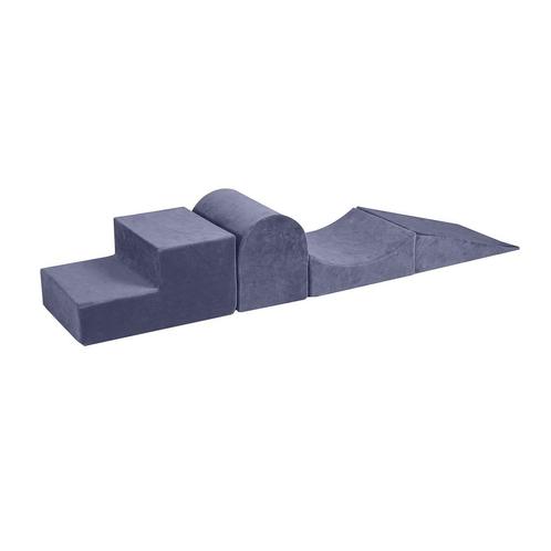Blauwe velvet foam blokken set – 4-delig voor veilig en c., Kinderen en Baby's, Speelgoed | Educatief en Creatief, Nieuw, Ophalen of Verzenden