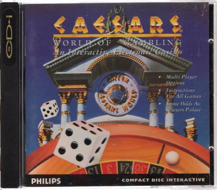 Philips CD-i / CDi Caesars World of Gambling, Spelcomputers en Games, Games | Overige, Zo goed als nieuw, Verzenden