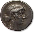 Romeinse Republiek. M. Plaetorius M. f. Cestianus. Denarius, Postzegels en Munten