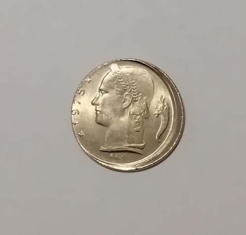 België. 5 Francs 1975, errors (Zonder Minimumprijs), Postzegels en Munten, Munten | Nederland