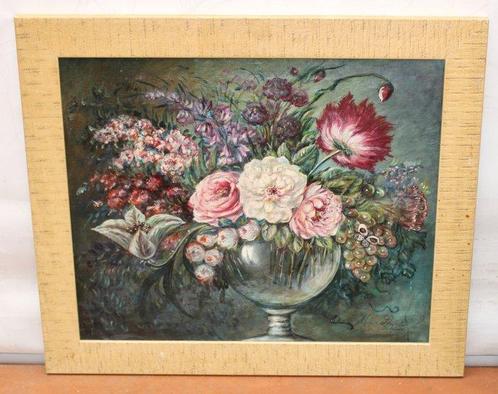 Marie Stiefel (1879-1962) - Still life of flowers, Antiek en Kunst, Kunst | Schilderijen | Klassiek