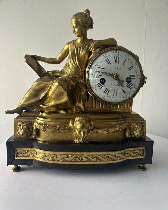 Pendule Louis XVI - Verguld brons - 1750-1800, Antiek en Kunst, Antiek | Klokken